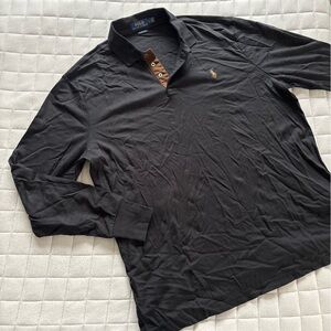 Polo by Ralph Lauren Men’s Black Long Sleeve Polo Shirt